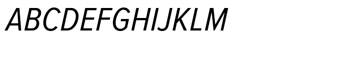 Proxima Nova Condensed Regular Italic Font UPPERCASE