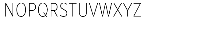 Proxima Nova Condensed Thin Font UPPERCASE