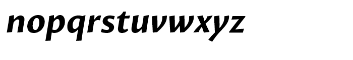 Proza Bold Italic Font LOWERCASE