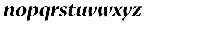 Proza Display Bold Italic Font LOWERCASE