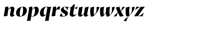 Proza Display ExtraBold Italic Font LOWERCASE