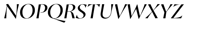 Proza Display Regular Italic Font UPPERCASE