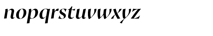 Proza Display SemiBold Italic Font LOWERCASE