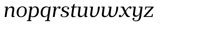 Prumo Banner Book Italic Font LOWERCASE