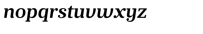 Prumo Banner Semi Bold Italic Font LOWERCASE