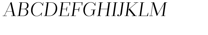Prumo Deck Light Italic Font UPPERCASE