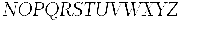 Prumo Deck Light Italic Font UPPERCASE