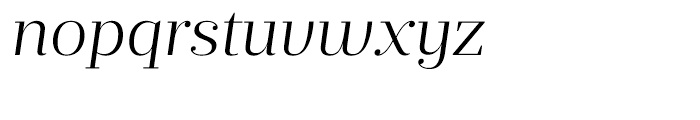 Prumo Deck Light Italic Font LOWERCASE