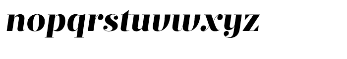 Prumo Display Extra Bold Italic Font LOWERCASE