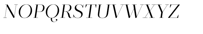 Prumo Display Light Italic Font UPPERCASE