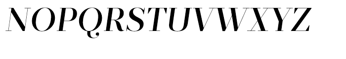 Prumo Display Medium Italic Font UPPERCASE
