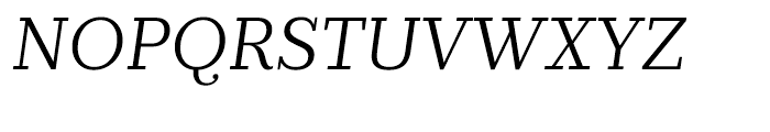 Prumo Slab Light Italic Font UPPERCASE