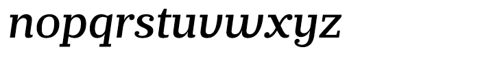Prumo Slab Medium Italic Font LOWERCASE