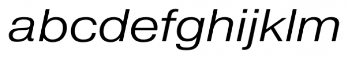 Pragmatica Extended Light Italic Font LOWERCASE