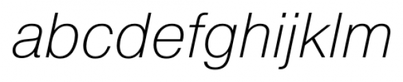 Pragmatica Extra Light Italic Font LOWERCASE
