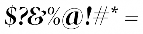 Pratt Nova Fine Bold Italic Font OTHER CHARS