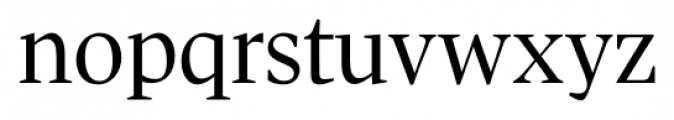 Pratt Nova Regular Font LOWERCASE