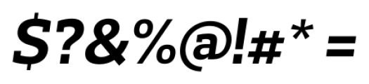 Prelo Slab Bold Italic Font OTHER CHARS