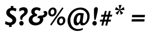 Prenton RP Pro Medium Italic Font OTHER CHARS