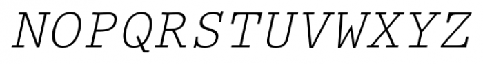 Prestige Elite Std Italic Font UPPERCASE