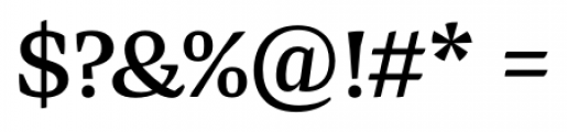 Preto Serif Medium Font OTHER CHARS
