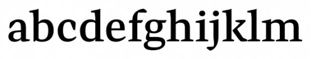 Preto Serif Medium Font LOWERCASE