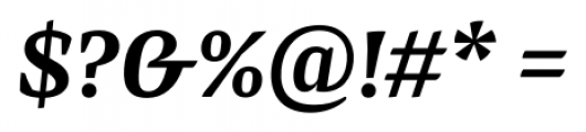 Preto Serif OT Std Bold Italic Font OTHER CHARS