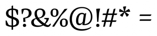 Preto Serif Regular Font OTHER CHARS