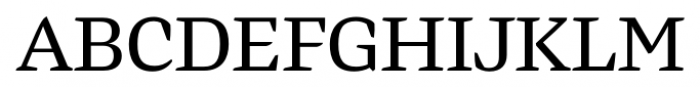 Preto Serif Regular Font UPPERCASE