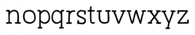 Primitiva Slab Book Font LOWERCASE