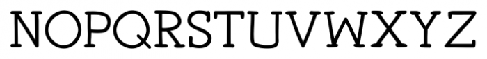 Primitiva Slab Regular Font UPPERCASE