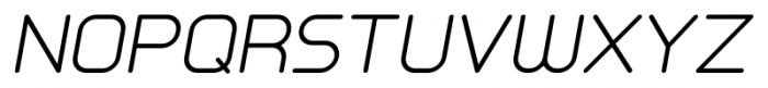 Primus Light Italic Font UPPERCASE