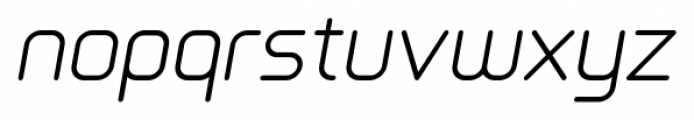 Primus Light Italic Font LOWERCASE