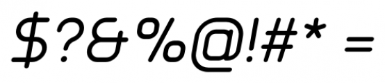 Primus Regular Italic Font OTHER CHARS