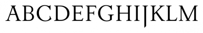 Priori Serif Regular Font UPPERCASE