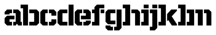 Project Fairfax Regular Font LOWERCASE