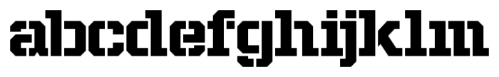 Project Fairfax Slab Font LOWERCASE