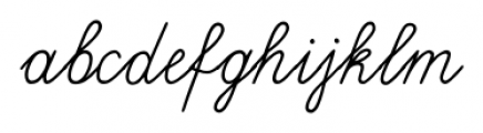 Propisi Light Font LOWERCASE