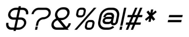 ProtoFet Medium Italic Font OTHER CHARS