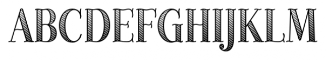 Provincial Shaded Font UPPERCASE