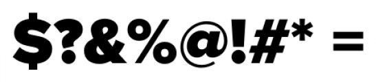 Proxima Nova Black Font OTHER CHARS