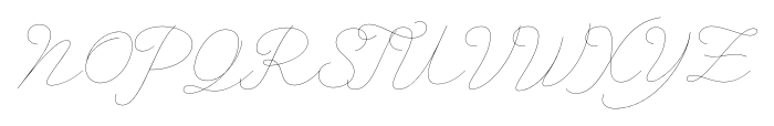 Prt--porter Linear Thin Font UPPERCASE