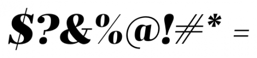 Prumo Deck Black Italic Font OTHER CHARS