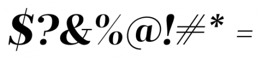 Prumo Deck Bold Italic Font OTHER CHARS