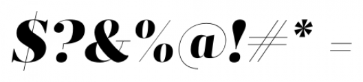 Prumo Display Black Italic Font OTHER CHARS