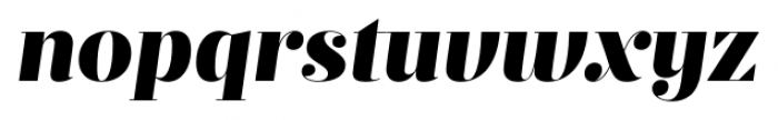 Prumo Display Black Italic Font LOWERCASE