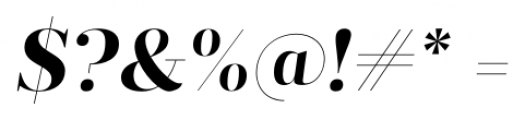 Prumo Display Bold Italic Font OTHER CHARS