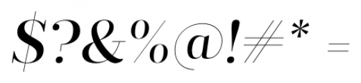 Prumo Display Medium Italic Font OTHER CHARS