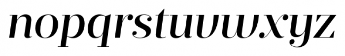 Prumo Display Medium Italic Font LOWERCASE