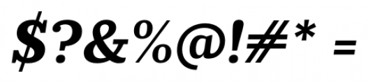 Prumo Slab Bold Italic Font OTHER CHARS